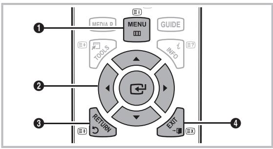 SAMSUNG PS50C490B3W - De menu's gebruiken - 1