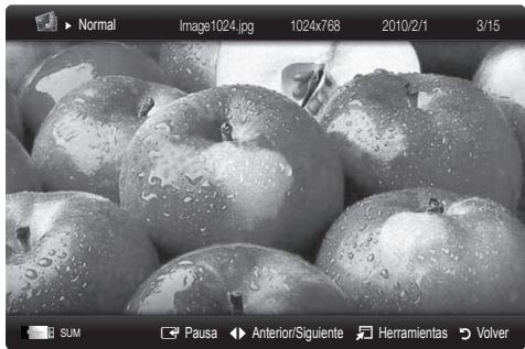 SAMSUNG PS50C490B3W - Visualización de una foto (o una presentación) - 1