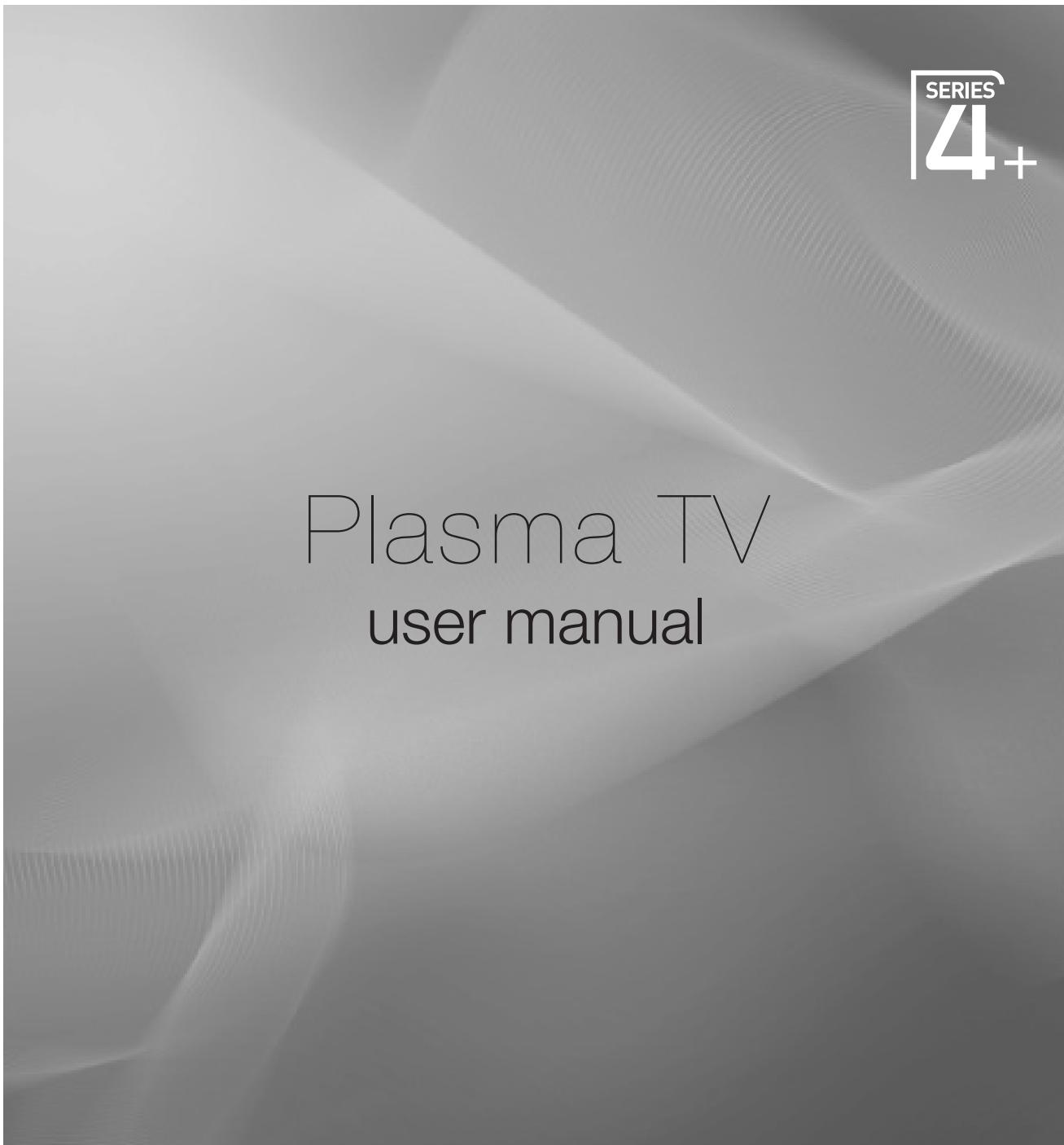 PLasma TV user manual