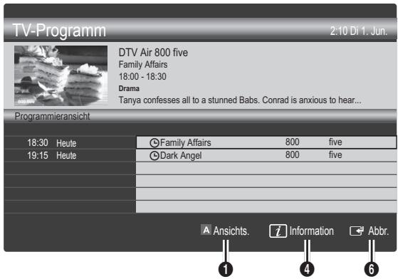 SAMSUNG PS50C490B3W - Verwenden der Programmieransicht - 1
