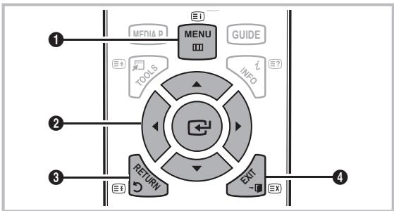 SAMSUNG PS50C490B3W - Navigieren in den Menüs - 1