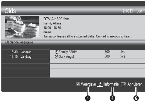 SAMSUNG PS50C490B3W - Geplande weergave gebruiken - 1