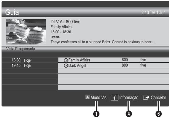 SAMSUNG PS50C490B3W - Utilização da função Vista Programada - 1