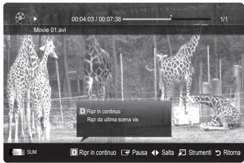 00:04:03 / 00:07:38 Movie 01.avi D Ripri in continuo Ripri da ultima scena vis SUM D Ripri in continuo Pausa Salta Strumenti Ritorna