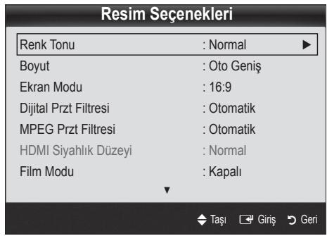 SAMSUNG UE-22C4010PW - Resim Seçenekleri - 2