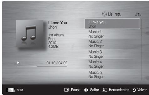 SAMSUNG UE-22C4010PW - Reproduccion de musica - 3
