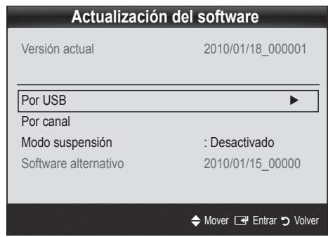 SAMSUNG UE-22C4010PW - Actualizacion del software - 2