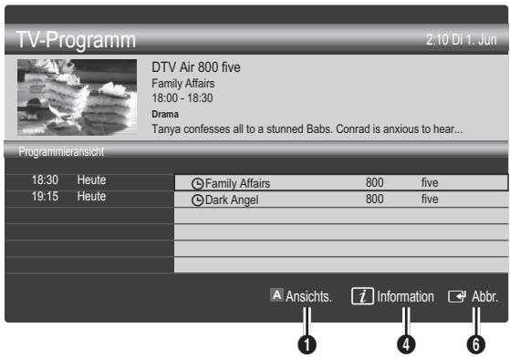 SAMSUNG UE-32C4000 - Verwenden der Programmieransicht - 1