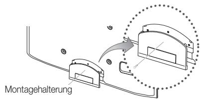 SAMSUNG UE-32C4000 - Montieren der Montagehalterung - 1