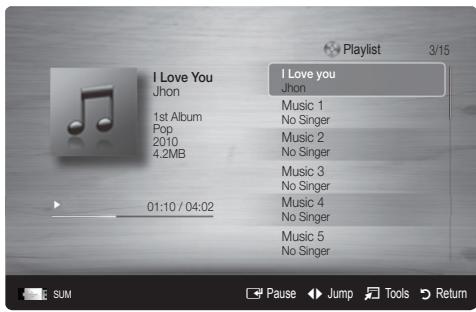 SAMSUNG UE-32C4000 - Playing Music - 2