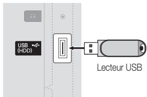 SAMSUNG UE-32C4000 - Connexion d'un périphérique USB - 1