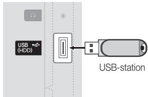 SAMSUNG UE-32C4000 - Een USB-apparaat aansluiten - 1