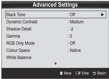 SAMSUNG UE-32C4000 - Advanced Settings - 2