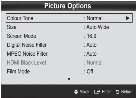 SAMSUNG UE-37C5100QW - Picture Options - 1