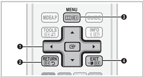 SAMSUNG UE-37C5100QW - Menülerde Nasıl Gezilir - 1