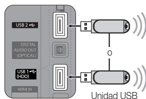 SAMSUNG UE-37C5100QW - Conexión de un dispositivo USB - 1