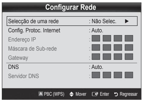SAMSUNG UE-37C5100QW - Como configurar utilizes a opcao PBC (WPS) - 1