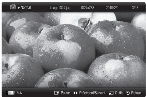 SAMSUNG UE-37C5100QW - Visualisation d'une photo (ou d'un diaporama) - 1
