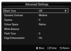 SAMSUNG UE-40B7020 - Advanced Settings - 1