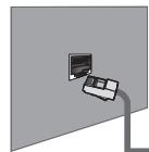 SAMSUNG UE-40B7020 - Connexion LAN pour un environnement IP statique - 1