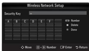 SAMSUNG UE-40B7020 - - Select a network - 1