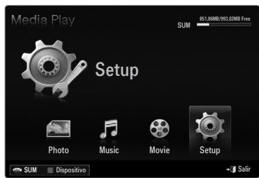 SAMSUNG UE-40B7020 - Continuación de la reproducción de una película (reanudar reproducción) - 1