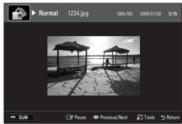 SAMSUNG UE-40B7020 - Picture Size  Fit/ Original - 2