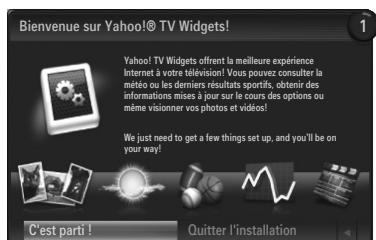 SAMSUNG UE-40B7020 - Mise en route d'Internet@TV - 2