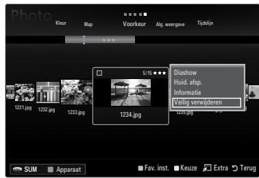 SAMSUNG UE-40B7020 - Een USB-geheugen op een veilige manier verwijderen - 4