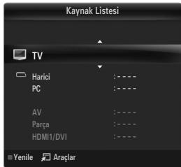SAMSUNG UE-40B7020 - TV / Harici / AV / Parça / PC / HDMI1/DVI / HDMI2 / HDMI3 / HDMI4 / USB 1 / USB 2 - 2