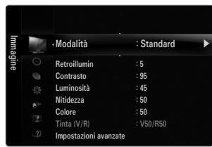 SAMSUNG UE-40B7020 - Uso dei menu OSD (On Screen Display) - 2