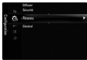 SAMSUNG UE-40B7020 - Configuration internet-Auto. - 1