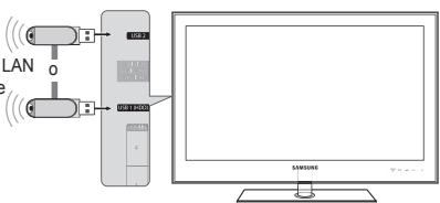 SAMSUNG UE-40B7020 - Conexión del Centro de red domérica - 8