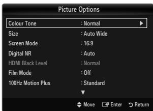 SAMSUNG UE-40B7020 - Colour Tone  Cool / Normal / Warm1 / Warm2 / Warm3 - 1