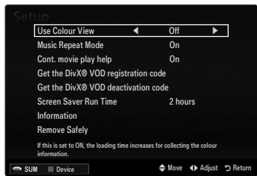 SAMSUNG UE-40B7020 - Get the DivX® VOD registration code - 2