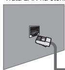 SAMSUNG UE-40B7020 - Povezava LAN-a za okolje stičnega IP-ja - 1