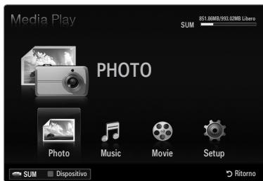 SAMSUNG UE-40B7020 - Collegamento di un dispositivo USB - 2