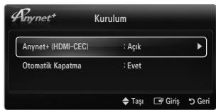 SAMSUNG UE-40B7020 - Anynet ^+ (HDMI-CEC)  Kapali / Açık - 1