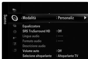 SAMSUNG UE-40B7020 - Modalità → Standard / Musica / Film / Voce cristallina / Personaliz - 1