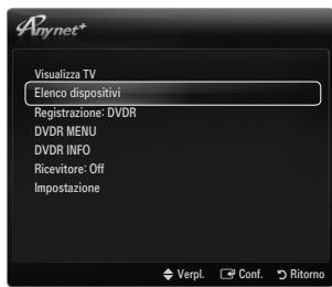 SAMSUNG UE-40B7020 - Passaggio tra dispositivi Anynet+ - 1