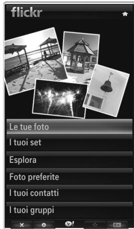SAMSUNG UE-40B7020 - Uso del widget Yahoo!® Notizie - 2
