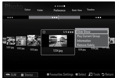 SAMSUNG UE-40B7020 - Playing current group - 1