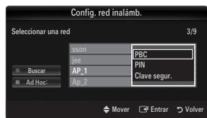 SAMSUNG UE-40B7020 - Conexión WPS (Configuración protegida Wi-Fi) - 1
