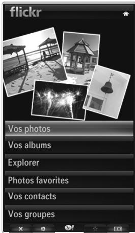 SAMSUNG UE-40B7020 - Utilisation du widget Actualités Yahoo!® - 2