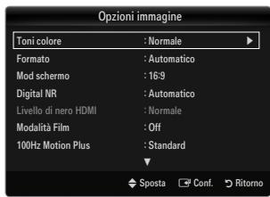 SAMSUNG UE-40B7020 - Toni colore  Freddo / Normale / Caldo1 / Caldo2 / Caldo3 - 1