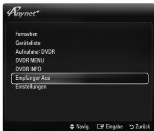 SAMSUNG UE-40B7020 - Wiedergabe über einen Empfänger (Heimkinosystem) - 2