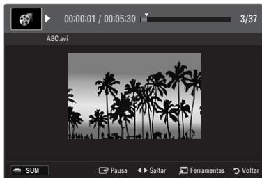 SAMSUNG UE-40B7020 - Reproduzir um ficheiro de这部电影 - 1