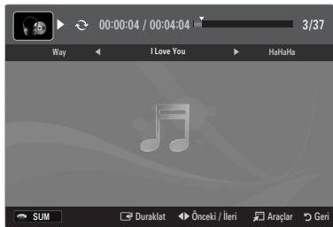 SAMSUNG UE-40B7020 - Muzik dosyası calma - 1