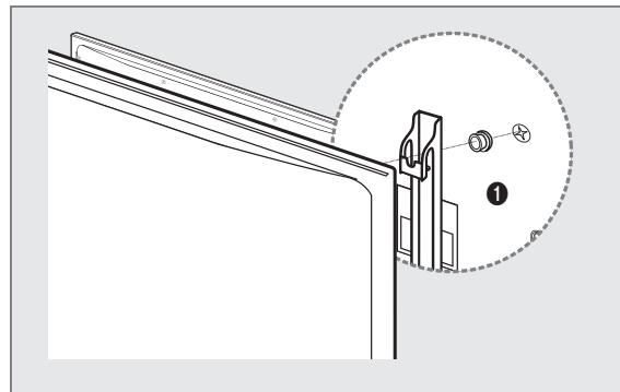 SAMSUNG UE-40B7020 - A preparar antes de instalar o suporte de montagem na parede - 2