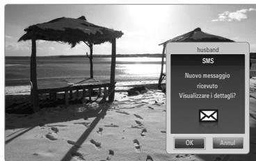 SAMSUNG UE-40B7020 - Uso della funzione Message - 1